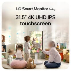LG 32U889SA Smart Monitor Swing 32 4K UHD IPS Touchscreen webOS Rolling Stand HDR10