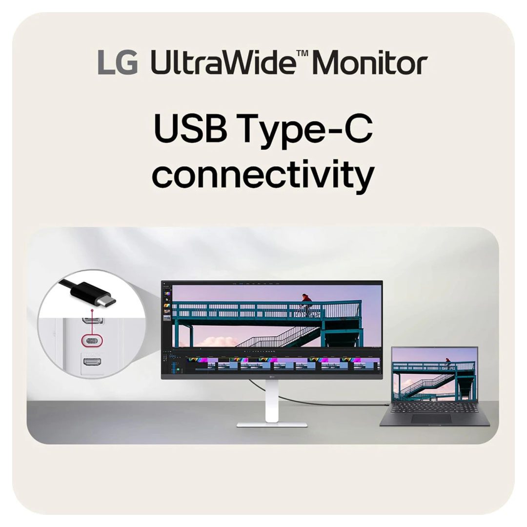 LG 34 UltraWide Full HD IPS Monitor 219 100Hz HDR 400 USB Type-C LG 34 UltraWide Full HD IPS Monitor 219 100Hz HDR 400 USB Type-C - Image 5