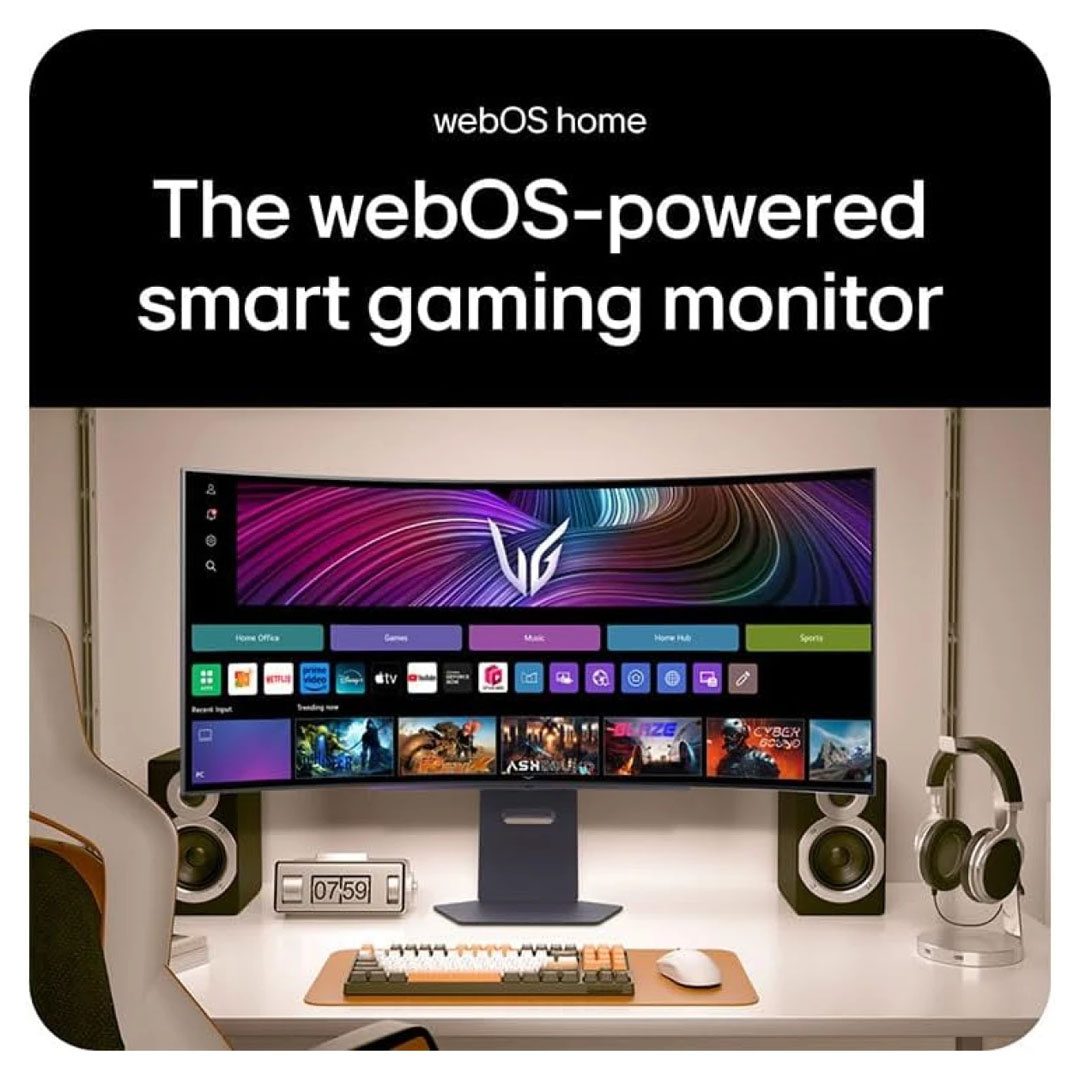 LG 45 UltraGear OLED Curved Gaming Monitor 240Hz 003ms 34401440 G-SYNC Compatible LG 45 UltraGear OLED Curved Gaming Monitor 240Hz 003ms 34401440 G-SYNC Compatible - Image 3