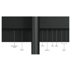 Alternative view of Lenovo ThinkVision T24v-30 24 IPS Full HD Conferencing Monitor 75Hz 2MP Webcam Built-In Speakers Mic USB Hub