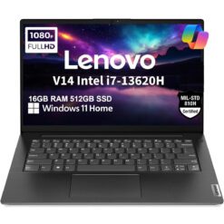 Lenovo V14 Gen 4 Laptop Intel Core i7-13620H 13th Gen 49GHz High-Performance Processor 16GB DDR4 512GB SSD 14 FHD Ethernet RJ-45 Windows 11 Home