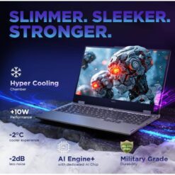 Alternative view of Lenovo LOQ Gaming Laptop 15IRX9 - Intel Core i7-13645HX 14 Core 49GHz NVIDIA GeForce RTX 4050 6GB16GB DDR5 512GB SSD 156 FHD IPS 144Hz Display - Luna Grey
