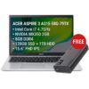 Acer Aspire 3 A315-58G-79TX Laptop Free Power Bundle - Intel Core i7 47GHz NVIDIA MX350 2GB 8GB DDR4 Dual Storage 128GB SSD 1TB HDD 156 FHD IPS Silver with Promate Bolt-20PD Universal 20000mAh 20W Power Bank