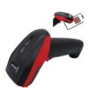 RiCODE AK277B 2D Wireless Barcode Scanner 24G Interface CMOS Sensor HandFree Design Red Black