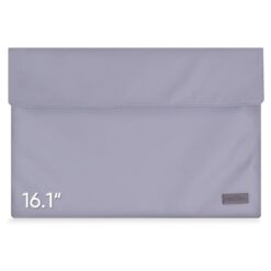 ARZOPA 161 Portable Monitor Storage Bag PU Leather Waterproof Magnetic Closure Soft Lining