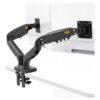 NB North Bayou F160 Dual Monitor Desk Mount Stand Full Motion Swivel Computer Monitor Arm for Two Screens 17-27 Inch