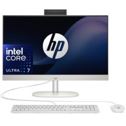 HP All-in-One AIO 24-cr1032ne PC Intel Core Ultra 7 155U Up to 48 GHz 8GB DDR5 512GB SSD 238 FHD IPS Non-Touch Display Shell White