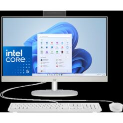 HP 238inch AllinOne 24cr1044ne AIO PC Intel Core Ultra 5 125U 12 Cores 512GB SSD 8GB DDR5 24 FHD IPS Display WiFi 6 BT 53 with Keyboard Mouse Shell White
