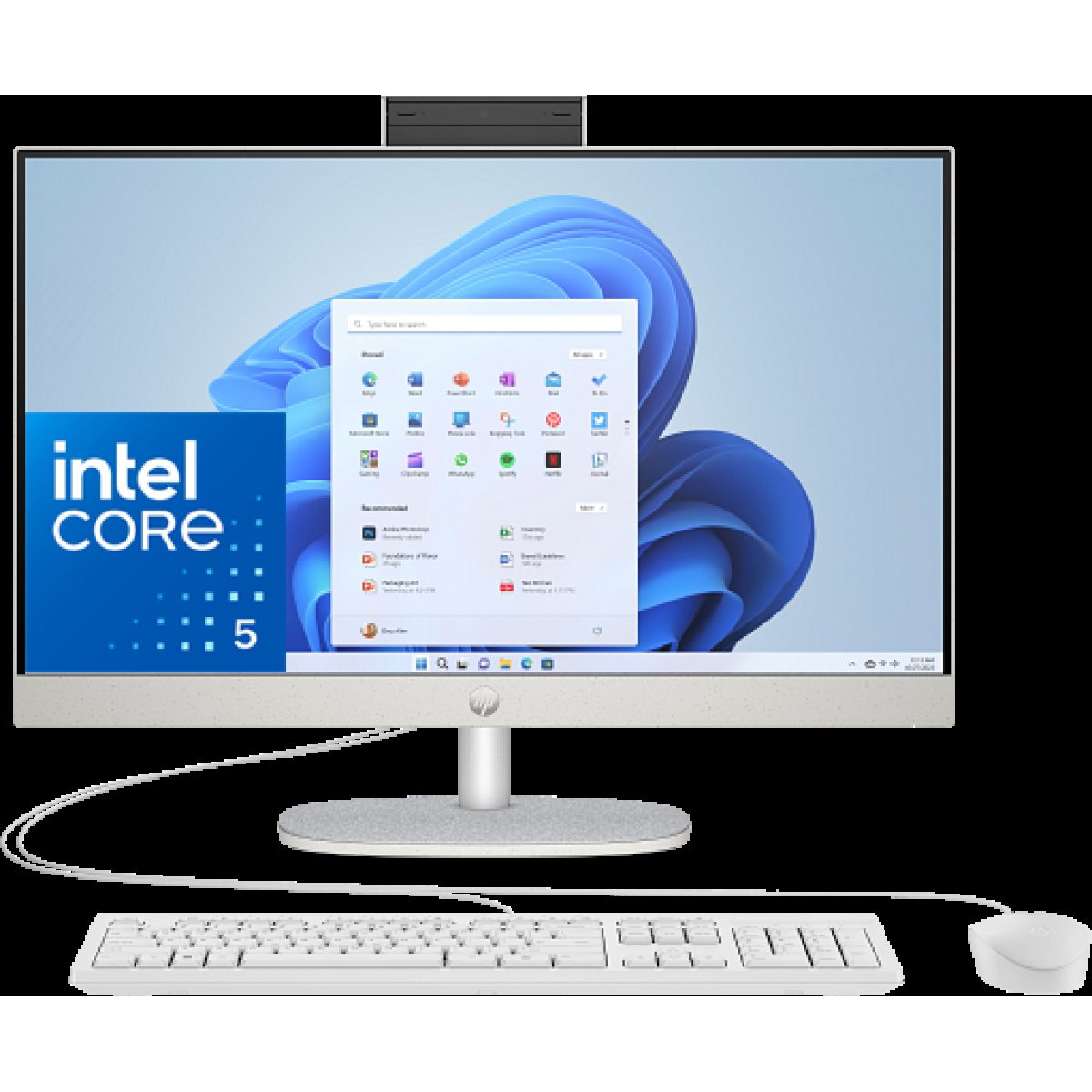 HP 238inch AllinOne 24cr1044ne AIO PC Intel Core Ultra 5 125U 12 Cores 512GB SSD 8GB DDR5 24 FHD IPS Display WiFi 6 BT 53 with Keyboard Mouse Shell White HP 238inch AllinOne 24cr1044ne AIO PC Intel Core Ultra 5 125U 12 Cores 512GB SSD 8GB DDR5 24 FHD IPS Display WiFi 6 BT 53 with Keyboard Mouse Shell White