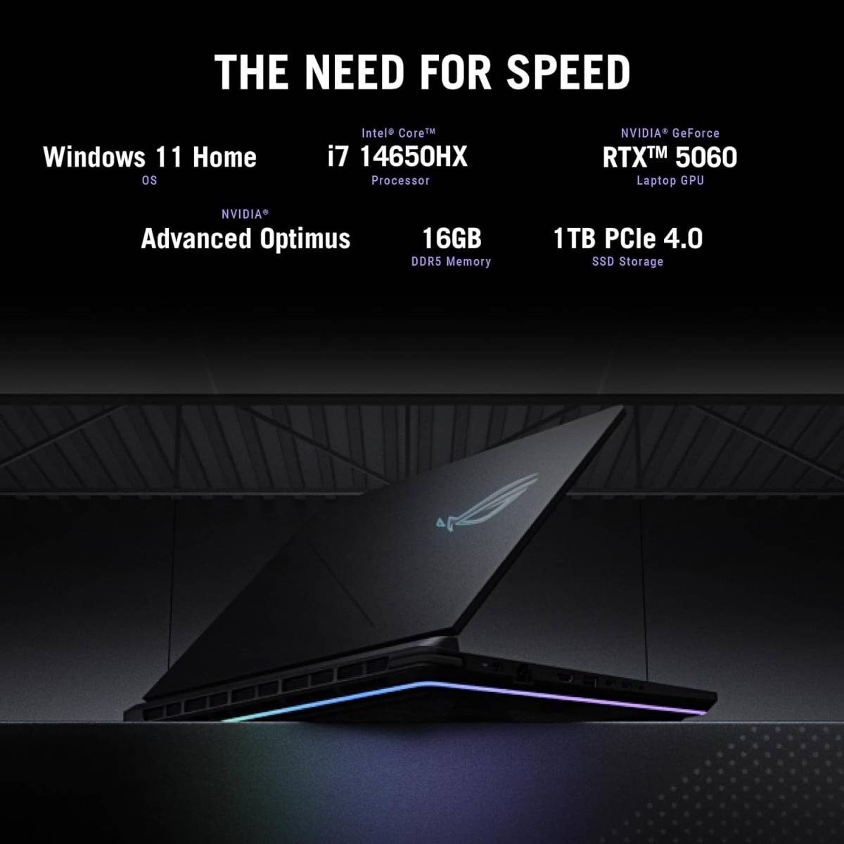 ASUS Gaming Laptop ROG Strix G16 Intel Core i7 14650HX Processor 52GHz NVIDIA GeForce RTX 5050 Laptop GPU 16GB DDR5 1TB SSD 16 FHD 165Hz – Eclipse Gray ASUS Gaming Laptop ROG Strix G16 Intel Core i7 14650HX Processor 52GHz NVIDIA GeForce RTX 5050 Laptop GPU 16GB DDR5 1TB SSD 16 FHD 165Hz - Eclipse Gray - Image 10