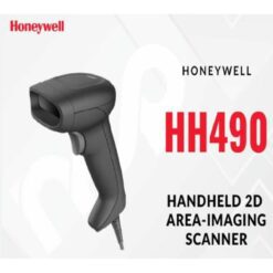 Honeywell USB Wired Scanner Only Omni-Directional 1D PFD 2D Extreme Bar Code Recognition Efficiency 1GHz MCU 1MPx Camera USB Type-A 15m Straight Cable Black HH490