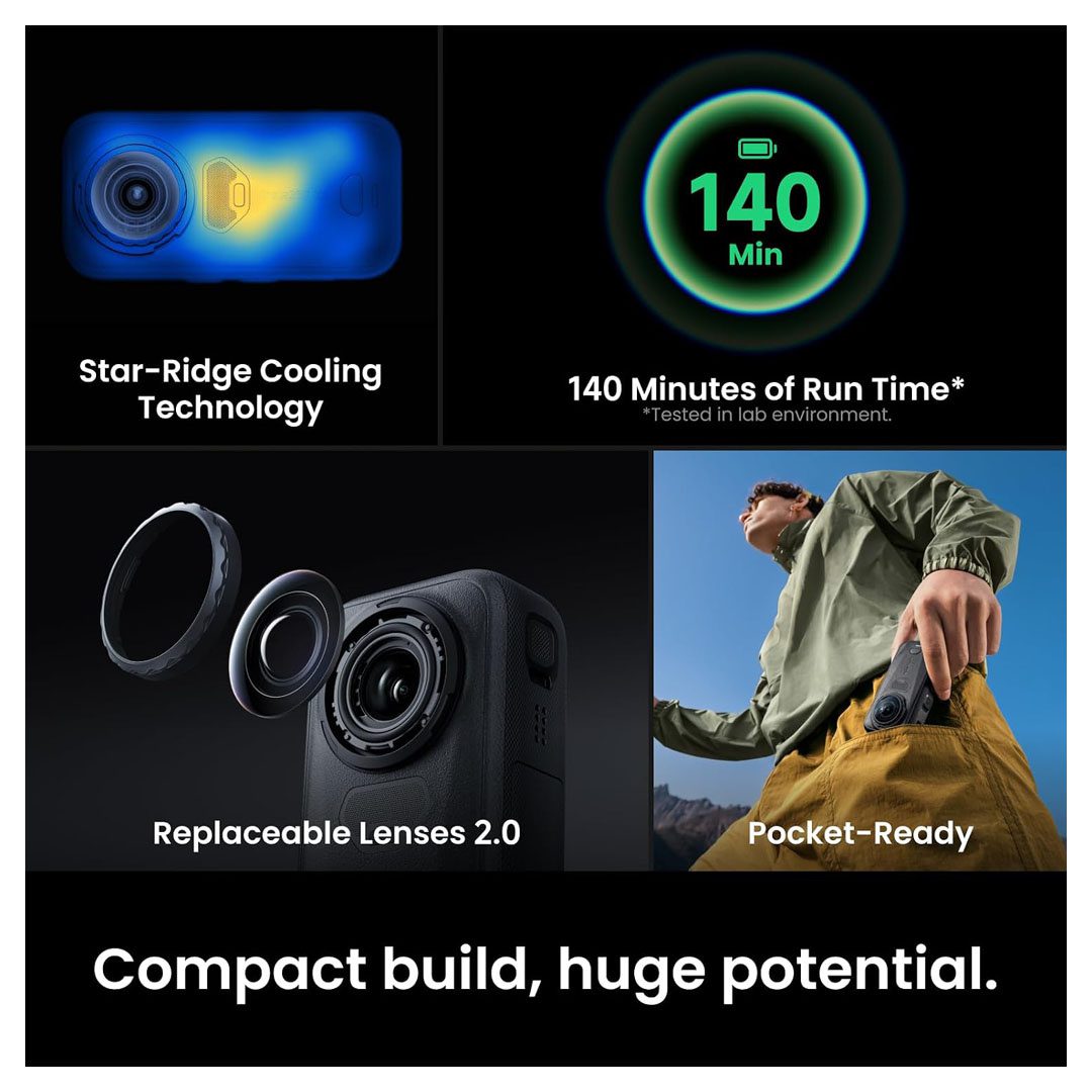 Insta360 X6 8K50fps 360 Waterproof Action Camera Insta360 X6 8K50fps 360 Waterproof Action Camera - Image 6