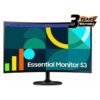 Samsung S3 Essential 24 Monitor 100Hz 4ms Curved VA Panel