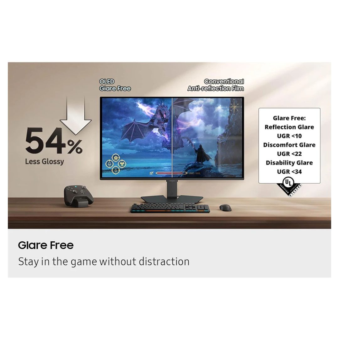 Samsung Odyssey G5 G50SF 27 OLED Gaming Monitor QHD 2K 180Hz 003ms G-Sync Compatible Samsung Odyssey G5 G50SF 27 OLED Gaming Monitor QHD 2K 180Hz 003ms G-Sync Compatible - Image 9