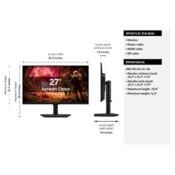 Alternative view of Samsung 32 Odyssey G5 QHD Gaming Monitor 180Hz 1ms G-Sync HDR10