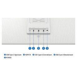 Alternative view of Samsung M8 2025 32 4K UHD Smart Monitor VA 60Hz USB-C Built-in Speakers
