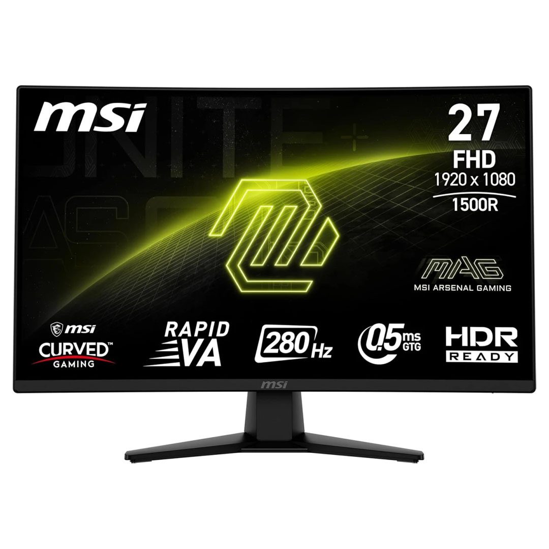 MSI MAG 274CXF 27 Curved Gaming Monitor 280Hz 05ms Full HD VA Adaptive-Sync MSI MAG 274CXF 27 Curved Gaming Monitor 280Hz 05ms Full HD VA Adaptive-Sync