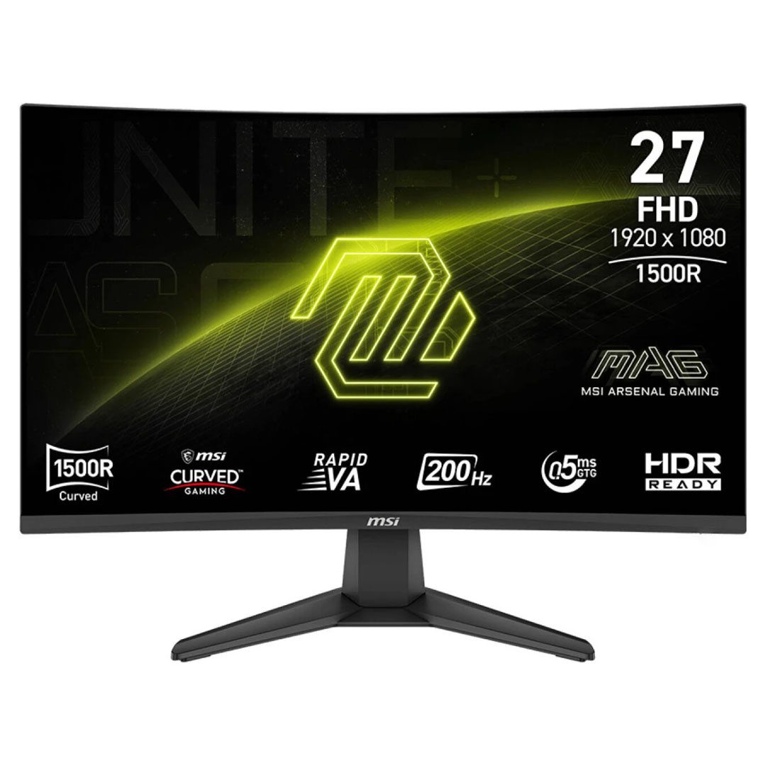 MSI MAG 276CF E20 27 Curved Gaming Monitor 200Hz 05ms Full HD AMD FreeSync Premium MSI MAG 276CF E20 27 Curved Gaming Monitor 200Hz 05ms Full HD AMD FreeSync Premium
