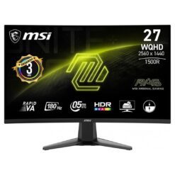 MSI 27 MAG 27CQ6F Curved Gaming Monitor WQHD 2K 180Hz 05ms 1500R