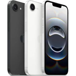 Apple iPhone 16e 128GB Black and White Smartphone A18 Chip 61-inch Super Retina XDR Display 48MP Camera IP68 WaterproofBlack