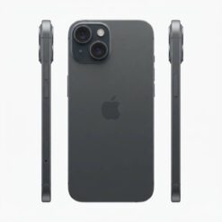 Alternative view of Apple iPhone 15 128GB Blue and Black Smartphone A16 Bionic Chip 61-inch Super Retina XDR Display Dual 48MP Camera USB-CBlack