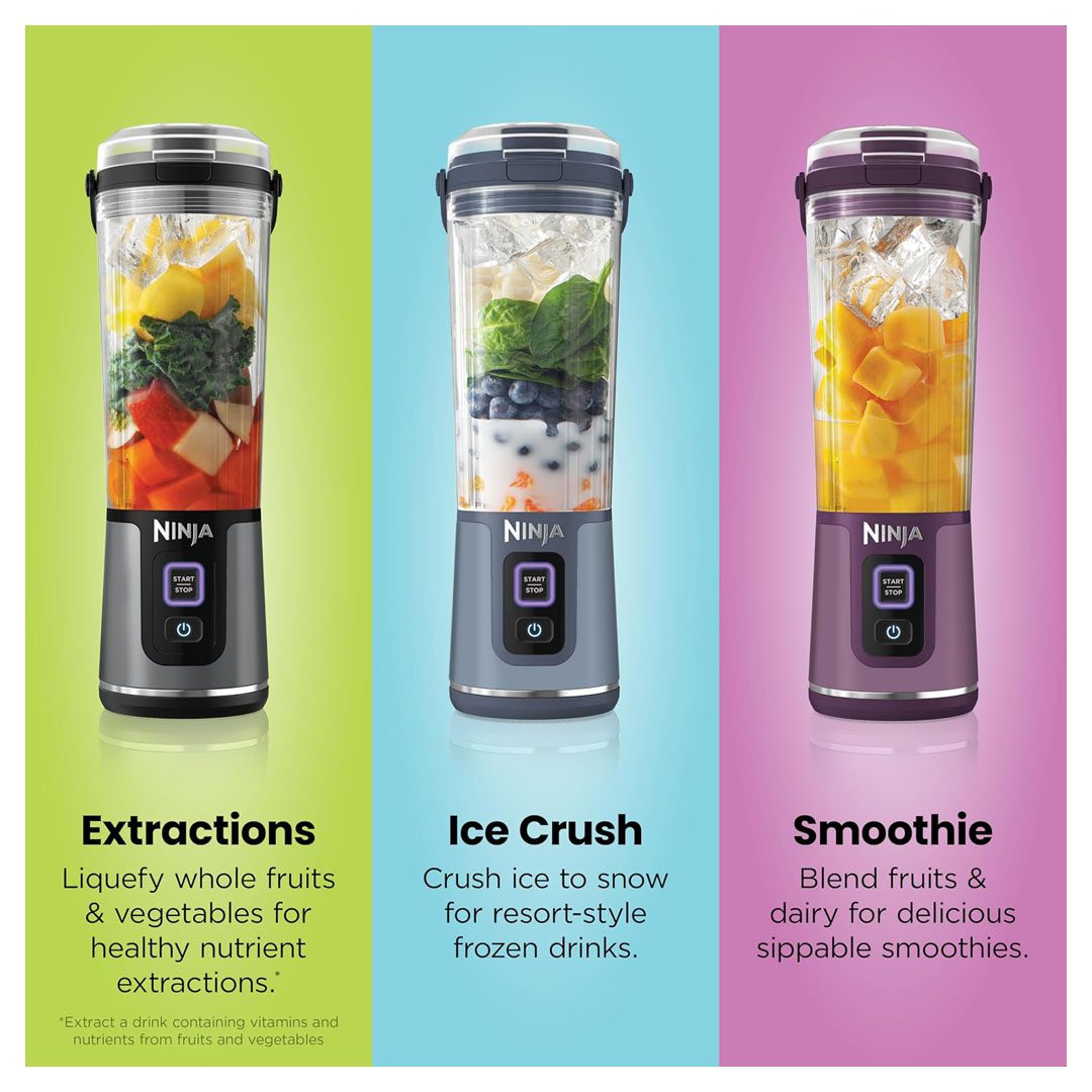 Ninja Blast Portable Blender 18oz Cordless White Ninja Blast Portable Blender 18oz Cordless White - Image 3