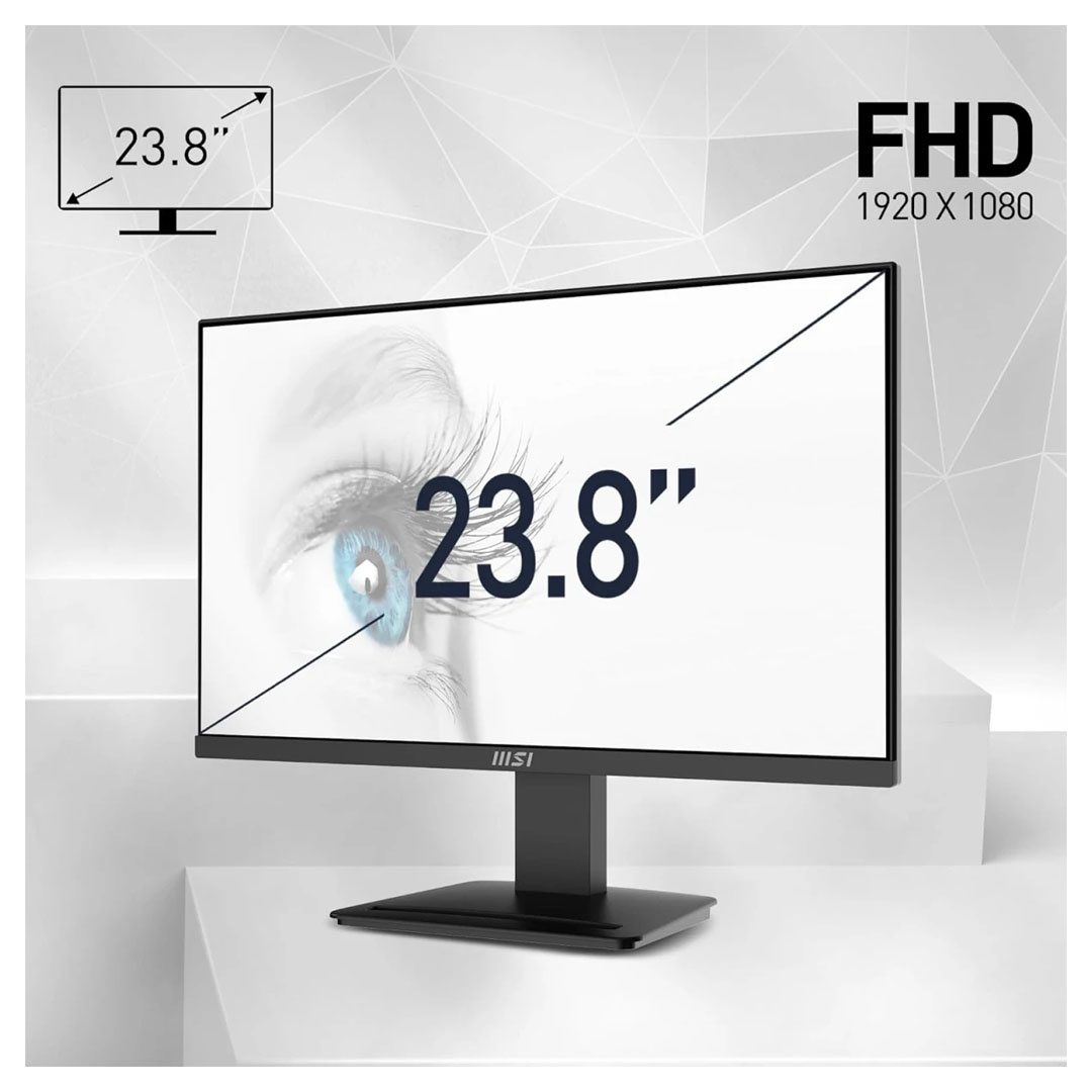 MSI PRO MP2412 24 Full HD Monitor 100Hz 1ms MPRT Less Blue Light HDMI DP MSI PRO MP2412 24 Full HD Monitor 100Hz 1ms MPRT Less Blue Light HDMI DP - Image 2