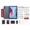 Blackview Mega1 Tablets 115 inch 120 Hz 24K FHD Android 50MP Camera 256GB Storage 1212GB RAM 33W Fast Charger 8800mAh 4G Dual SIM Tablet with BT Keyboard – Dark Gray