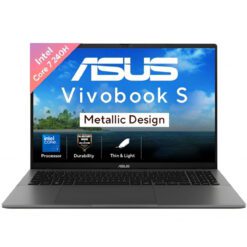 ASUS Vivobook S16 Intel Core 7 240H 10C 16T up to 52GHz 16GB DDR5 512GB PCIe 40 SSD 16 FHD IPS AntiGlare 144Hz WiFi 6 70Wh Battery MILSTD 810H Matte Gray