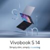 Laptop ASUS VivoBook S14 Super Light with Big Battery Core Ultra 7 256V Processor Intel AI Boost 16GB LPDDR5X 1TB SSD 14 3K OLED 120Hz - Neutral Black