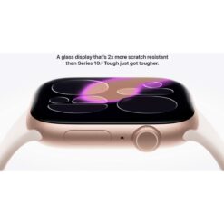 Alternative view of Apple Watch Series 11 42mm Smartwatch with S10 Chip Always-On Retina Display Blood Oxygen ECG Apps Hypertension Sleep Apnea Alerts Fast Charging