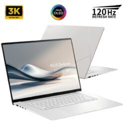 Alternative view of ASUS Zenbook S 16 Laptop AMD Ryzen AI 7 445 Radeon Graphics 32GB LPDDR5X 1TB PCIe 40 SSD 16 3K OLED HDR True Black 1000 Touch WiFi 7 83Wh Battery Ceraluminum Windows 11 Home - Scandinavian White