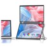 V2COM M2 156 IPS Full HD Triple Screen Extender Portable Folding Monitor 19201080 60Hz Built-In Speakers VESA Mountable