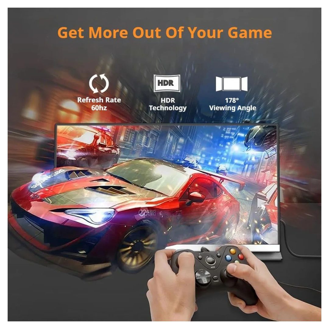 V2COM P4 156 IPS Full HD Portable Monitor Dual Screen USB-C Mini HDMI Anti-Glare V2COM P4 156 IPS Full HD Portable Monitor Dual Screen USB-C Mini HDMI Anti-Glare - Image 3