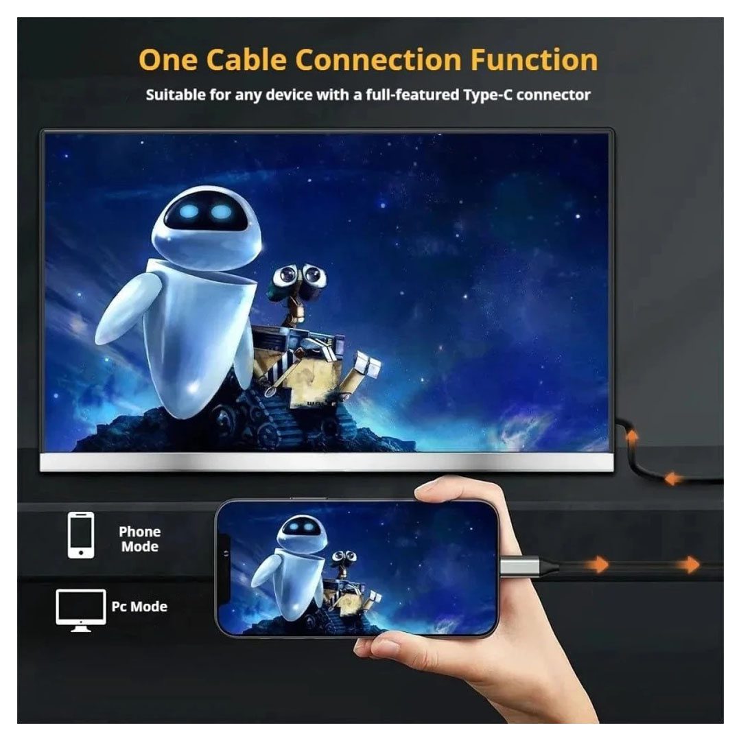 V2COM P4 156 IPS Full HD Portable Monitor Dual Screen USB-C Mini HDMI Anti-Glare V2COM P4 156 IPS Full HD Portable Monitor Dual Screen USB-C Mini HDMI Anti-Glare - Image 5