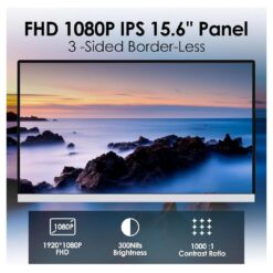Alternative view of V2COM Z2 156 Portable Triple Monitor Full HD IPS Detachable Screens Plug-and-Play