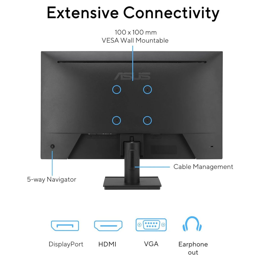 ASUS VA249QG 24 IPS Full HD Gaming Monitor 120Hz 1ms MPRT Frameless Eye Care ASUS VA249QG 24 IPS Full HD Gaming Monitor 120Hz 1ms MPRT Frameless Eye Care - Image 6