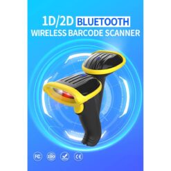 GTCODESTAR X-378D - Dual Interface Wireless 2D QR Code Scanner Gun Portable Rugged Long Battery Life - 1D 2D Barcode Bluetooth 24Ghz USB