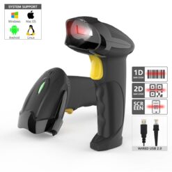 GTCODESTAR X-760H - Wired 2D Barcode Scanner CMOS Sensor USB COM Interface QR 1D 2D Code Support
