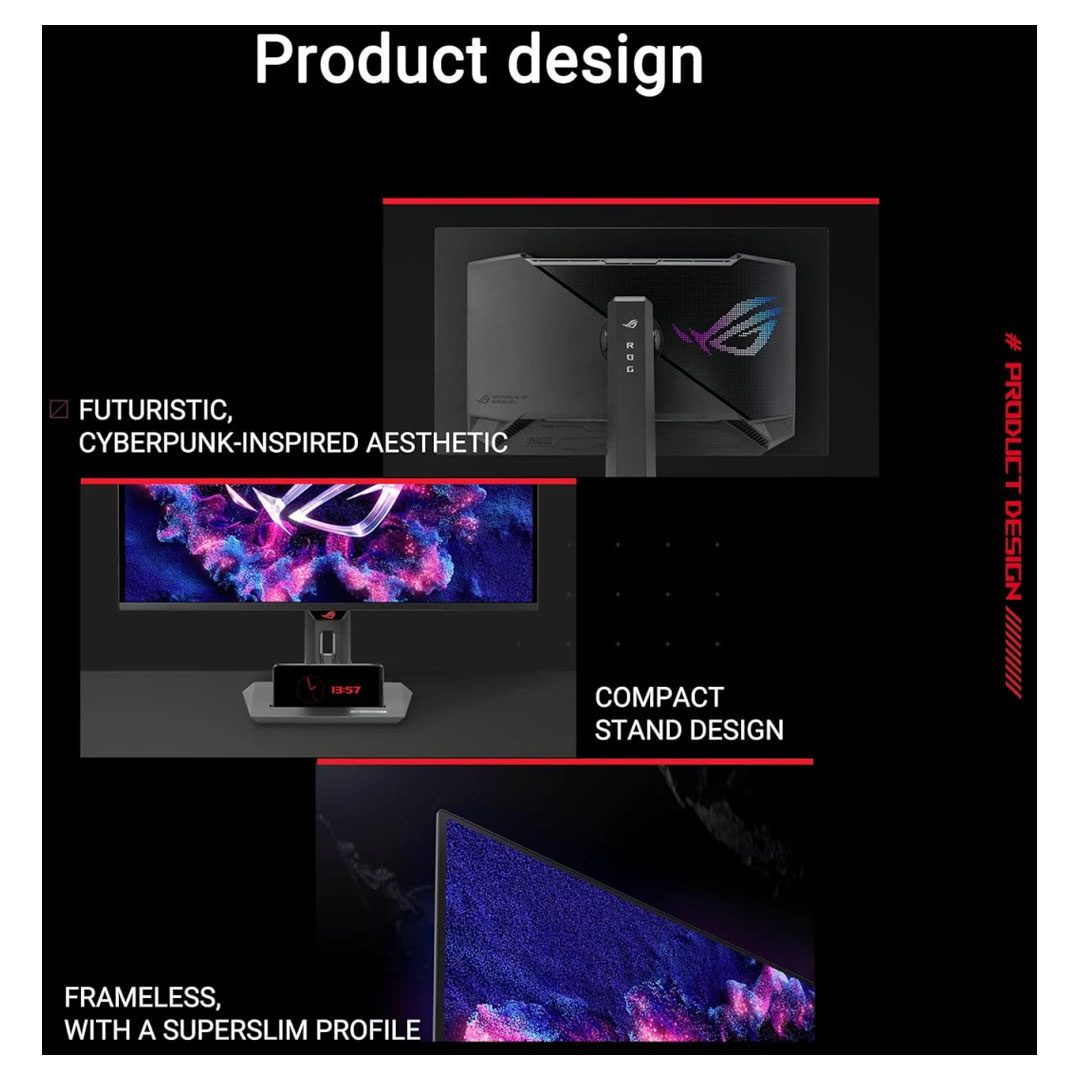 ASUS ROG Strix OLED 27 4K QD-OLED Gaming Monitor 240Hz 003ms G-SYNC Compatible HDR 400 ASUS ROG Strix OLED 27 4K QD-OLED Gaming Monitor 240Hz 003ms G-SYNC Compatible HDR 400 - Image 6