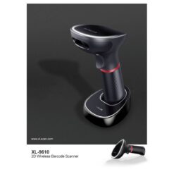 Alternative view of Sunlux XL-9610 Wireless 2D Barcode Scanner Gun Bluetooth 24G Dual Mode 150m Range 2600mAh Battery with Charging Base Inventory Mode 100000 Barcode Memory for POS Warehouse