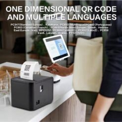 Alternative view of Xprinter XP-80T Desktop Thermal POS Printer 80mm Direct Thermal Receipt Printer with USB and LAN Port